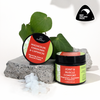 Two jars of Wild Kiwihearts Magnesium, Kawakawa & Capsaicin cream with green leaves and a rock on a white background, featuring New Zealand Made logo.