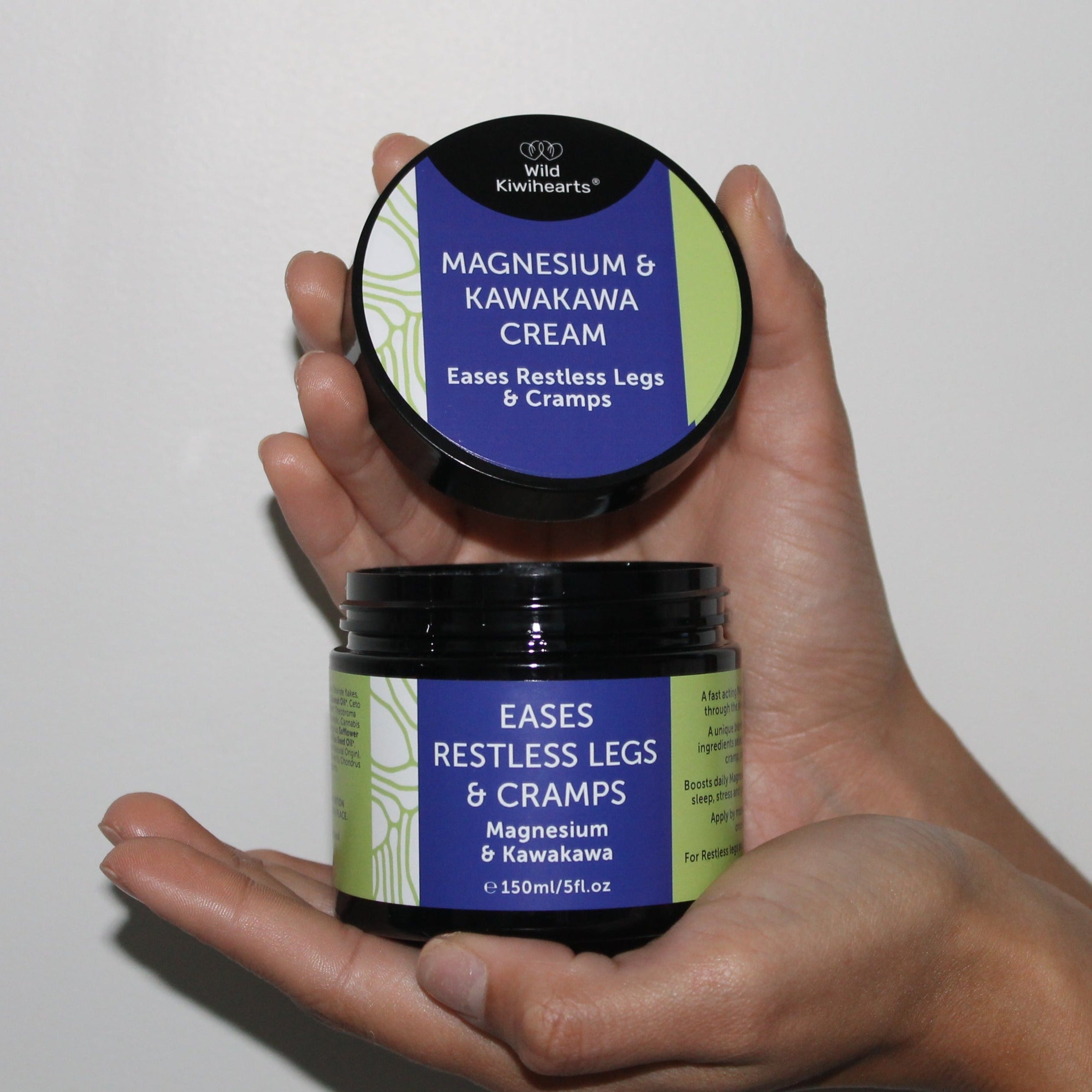 Magnesium and Kawakawa Body Cream 150ml Wild Kiwihearts