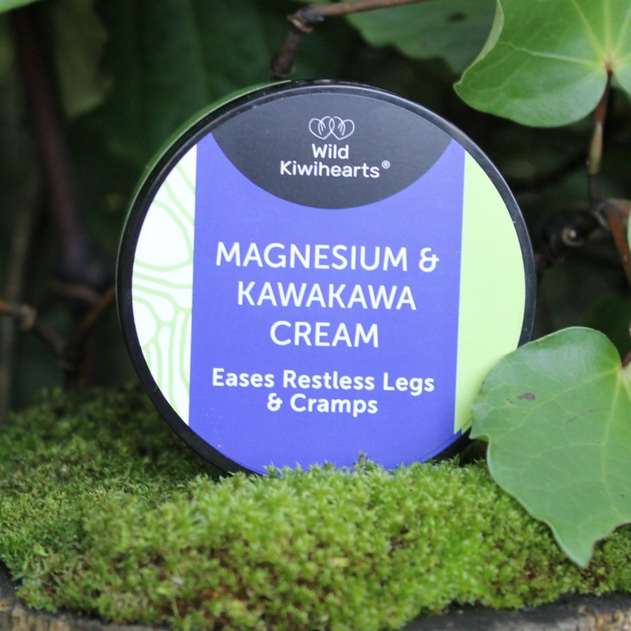 Magnesium & Kawakawa Cream 50ml Wild Kiwihearts